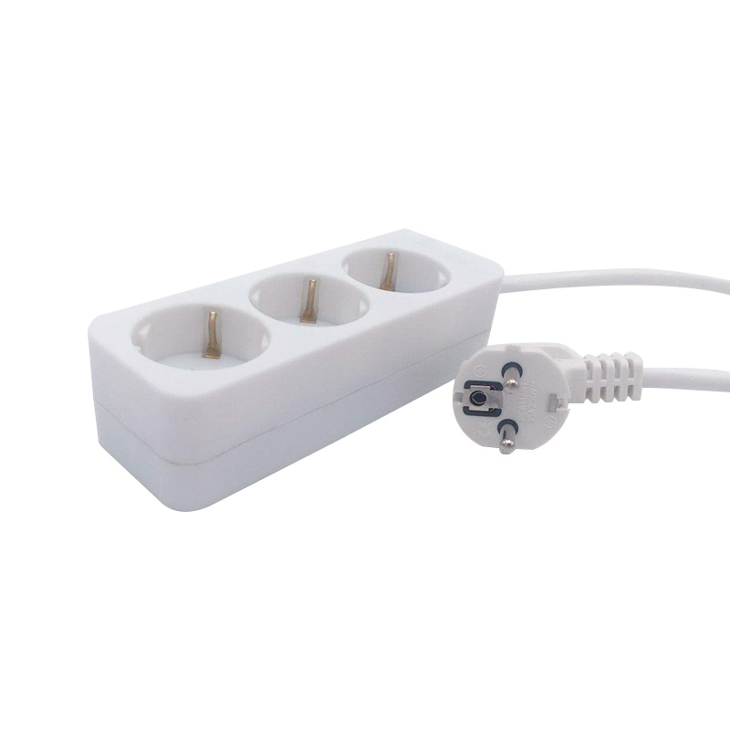 Vandafvisende 3 forretninger EU Standard Socket uden switch
