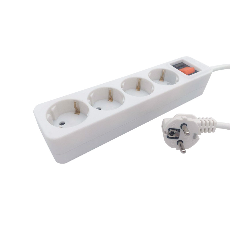 UV-resistente 4 forretninger EU Standard Socket UV-resistente 4 forretninger EU Standard Socket